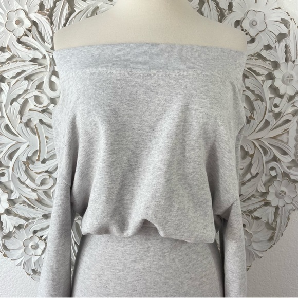 {RtA} Rachele French Terry Sweatshirt Dress, Size XS - Picture 3 of 9